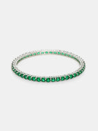 Green Stone Bangle- Ruby Raang