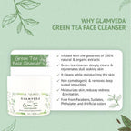 Glamveda Green Tea Recharge & Renew Cleanser | Grocsy