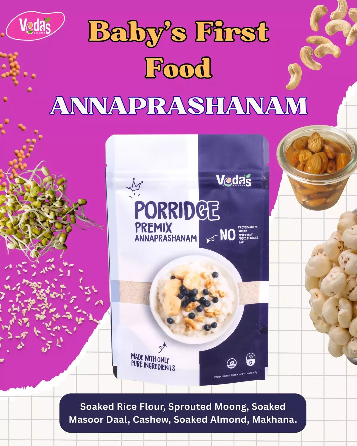 Vedas Kitchen Annaprashanam | Grocsy