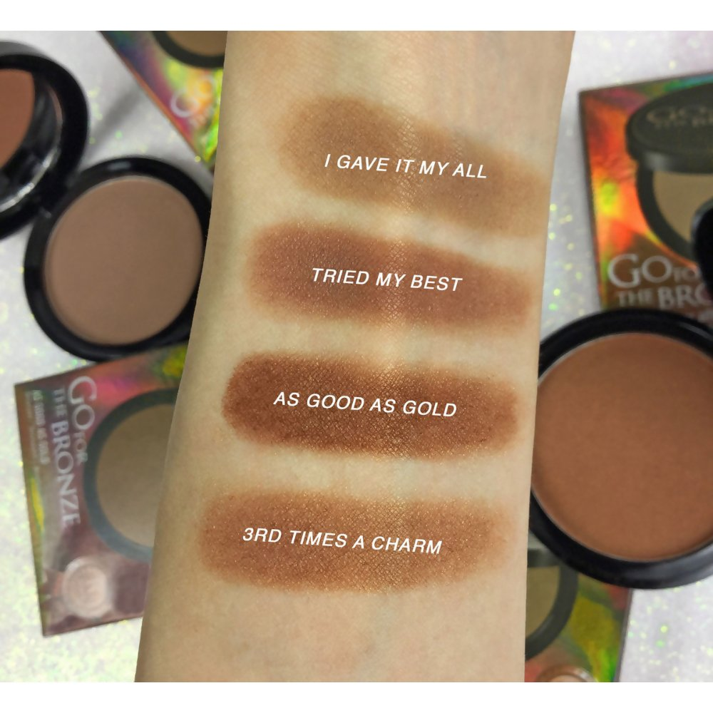 Rude Cosmetics Go For The Bronze Bronzer - As Good As Gold | Grocsy