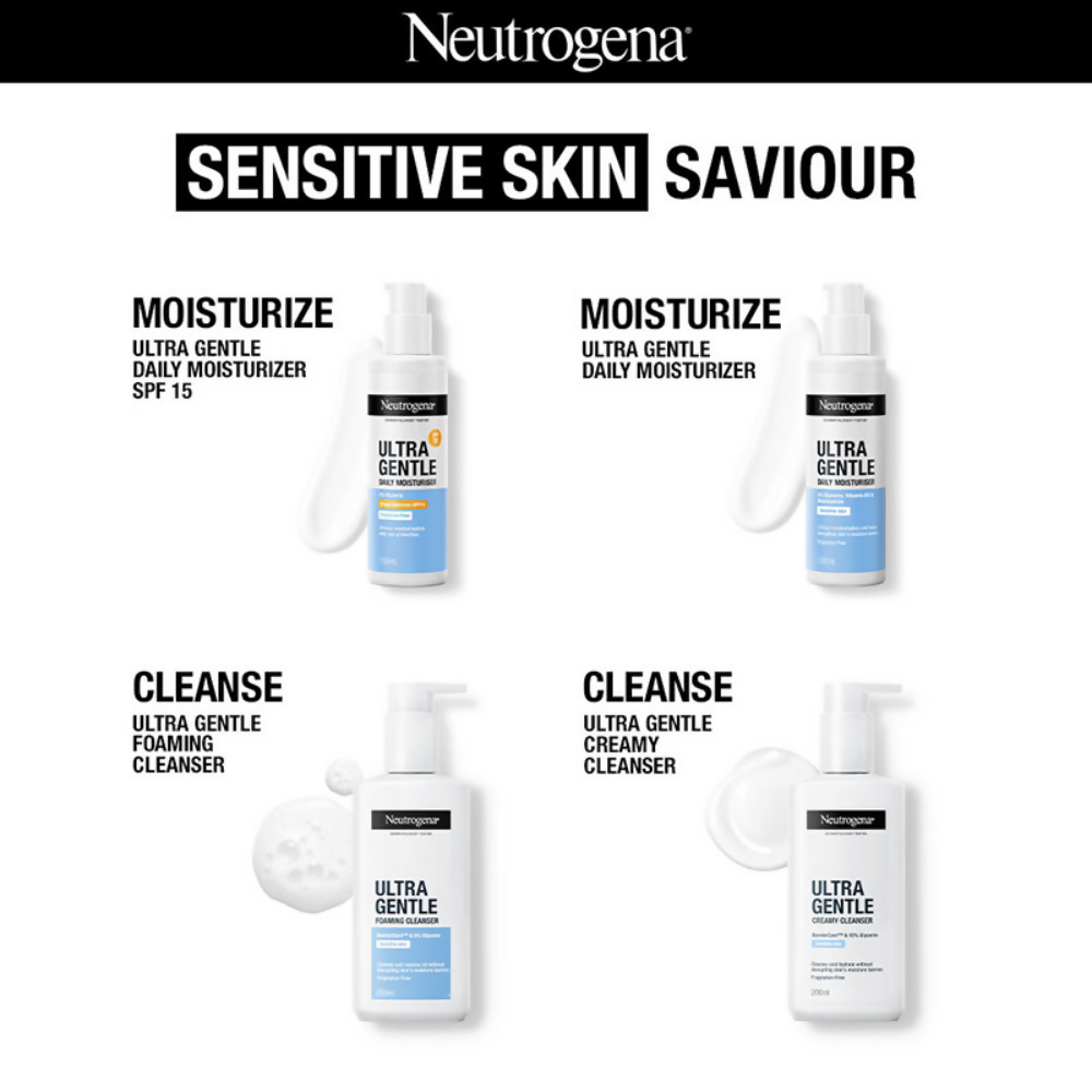 Neutrogena Ultra Gentle Daily Face Moisturizer With SPF 15 | Grocsy