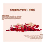 Kimayra Organic Sandalwood + Rose Face Pack Powder To Remove Dark Circles | Grocsy