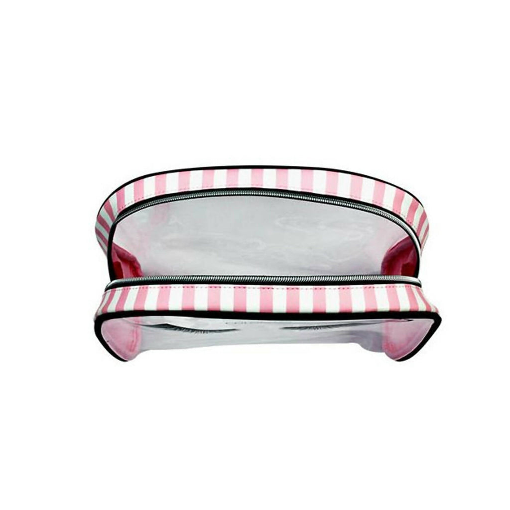 Colorbar Pouch Lips & Lashes Bag In Bag (Set Of Three) - White + Blush Pink | Grocsy