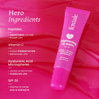 Foxtale Brightening SPF 30 Lip Balm - Pink Glaze (Bubblegum), Brightens Lips, Reduces Pigmentation | Grocsy