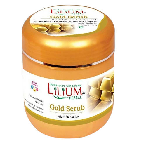 Lilium Herbal Instant Radiance Gold Scrub | Grocsy
