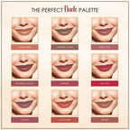 Baked Beauty Liquid Matte Lipstick Nude Palette (Set of 9) | Grocsy