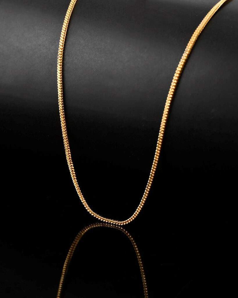 VOJ Gold-Polished Snake Chain For Women | Grocsy