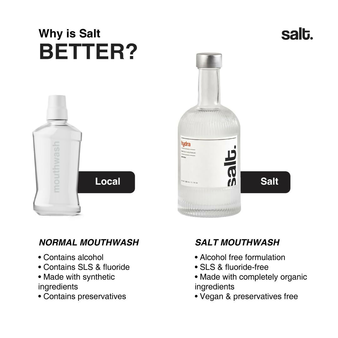 Salt. Oral Care Hydra Mouthwash - Saffron | Grocsy