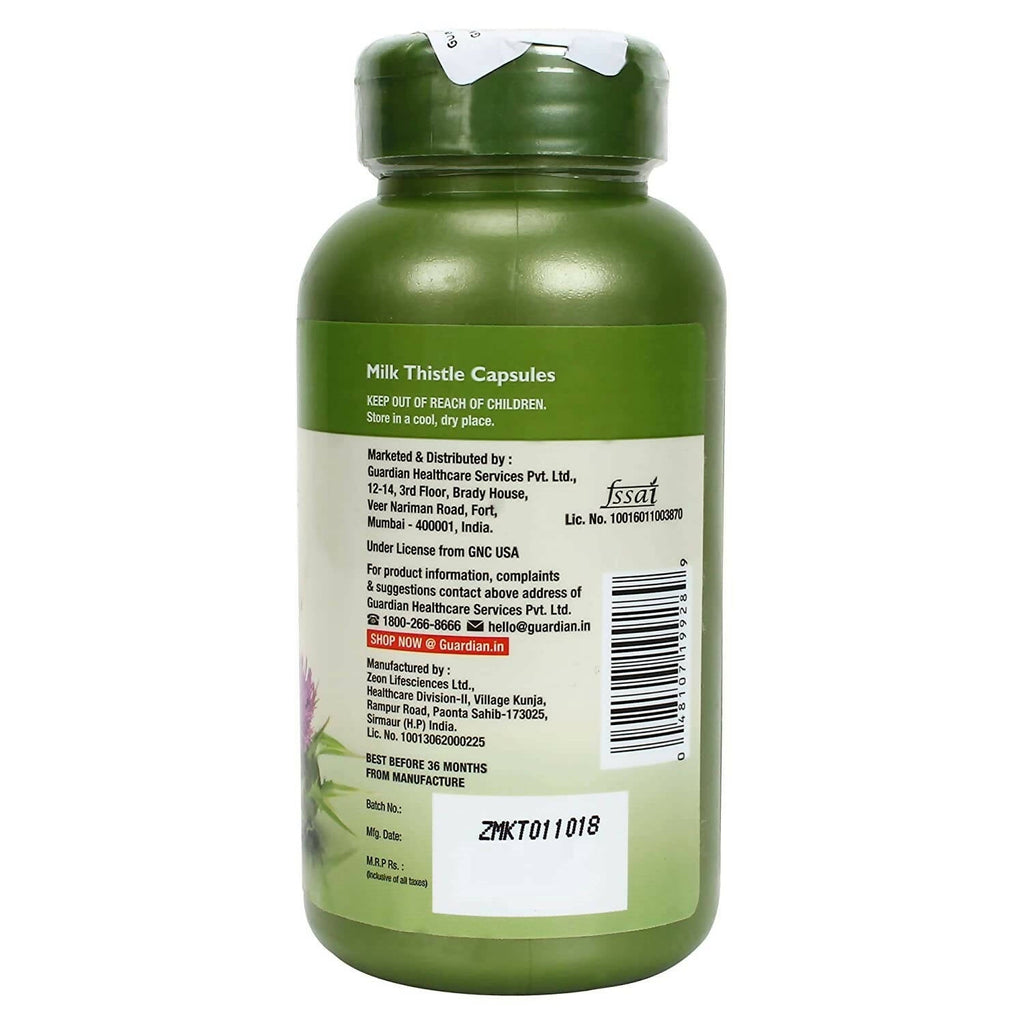 GNC Herbal Plus Milk Thistle Capsules | Grocsy