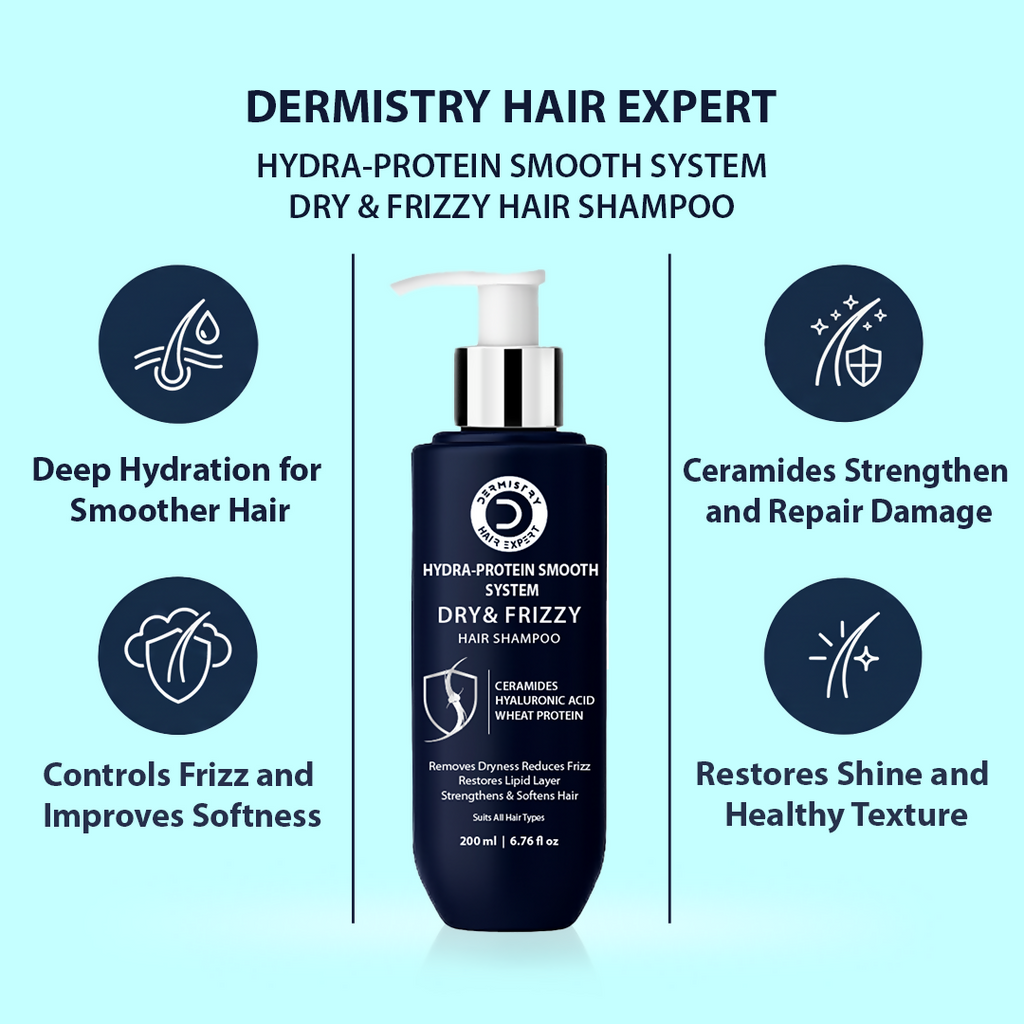 Dermistry Ceramides Protein Vitamin E Serum & Shampoo | Grocsy