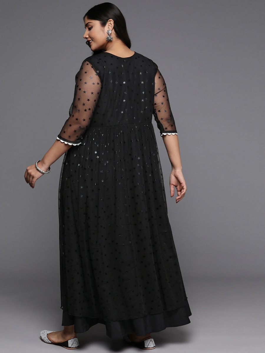 Ahalyaa Women's Traditional wear Kurta Set - Black | Grocsy