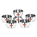 Sumeet Stainless Steel Big Apple Bowl - 9.8cm | Grocsy