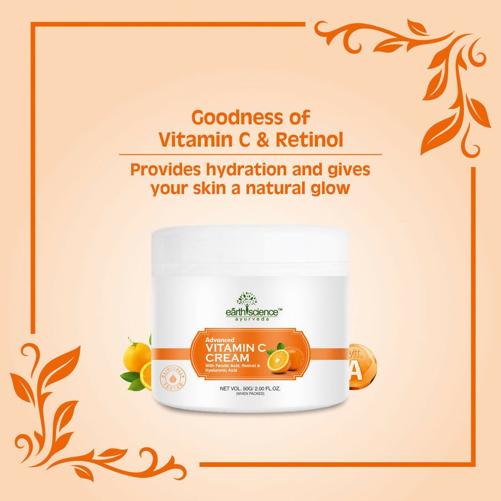 Earth Science Ayurveda Vitamin C Face Cream | Grocsy