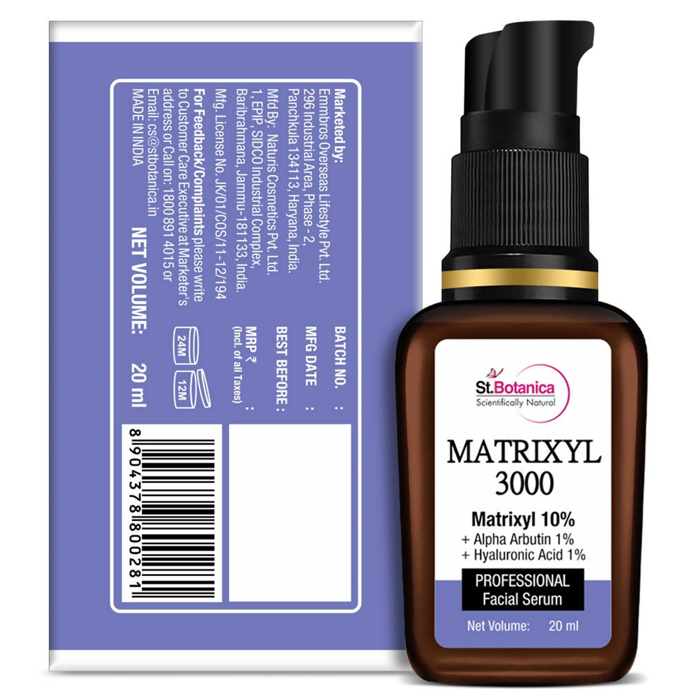 St.Botanica Matrixyl 3000 Professional Facial Serum | Grocsy