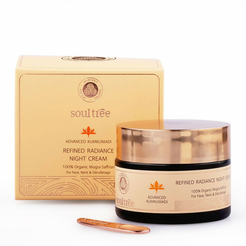 Soultree Advanced Kumkumadi Refined Radiance Night Cream | Grocsy