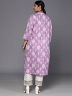Sztori Ethnic Motifs Printed Regular Cotton Straight Kurta | Grocsy
