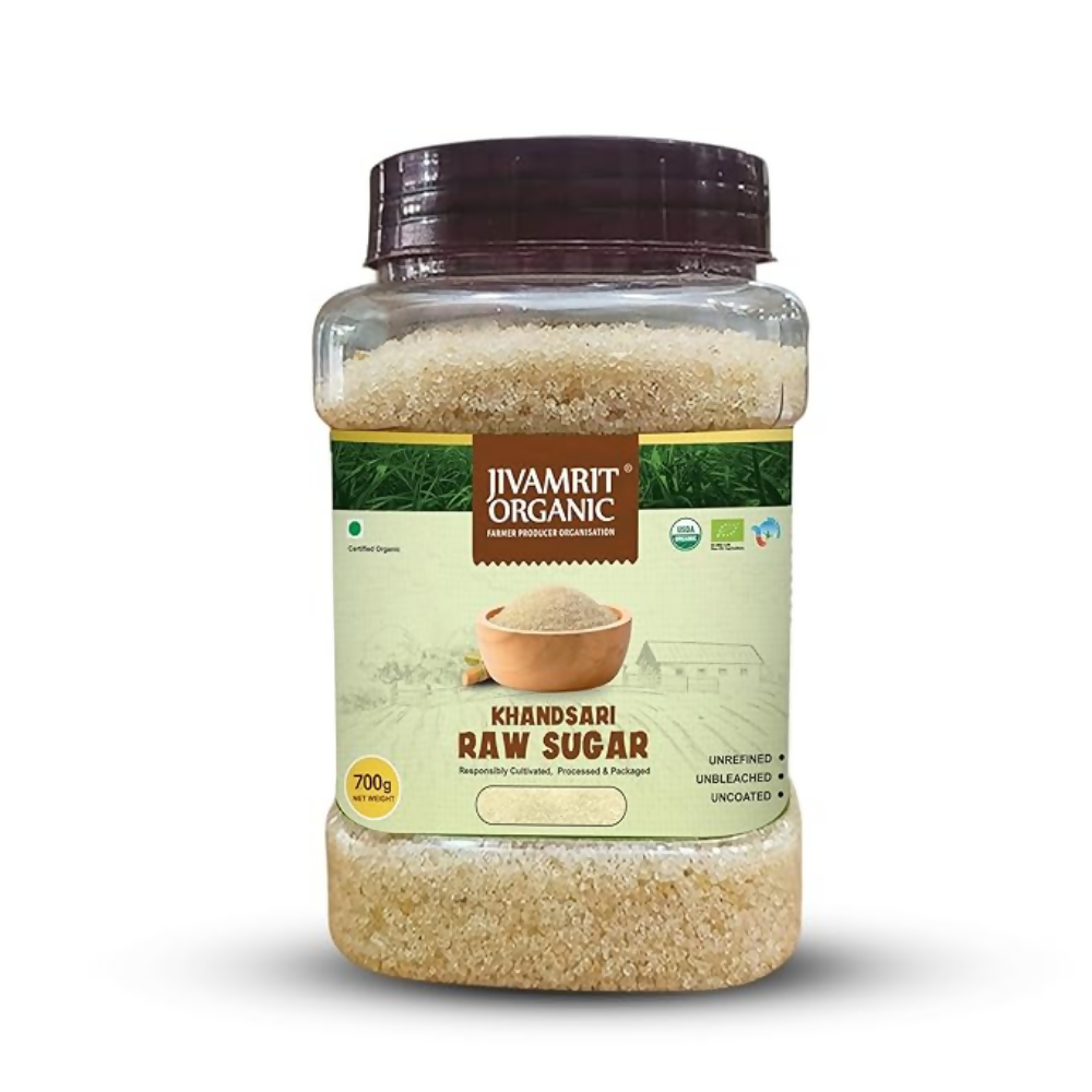 Jivamrit Organic Khandsari Raw Sugar | Grocsy