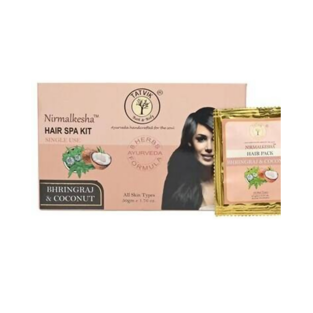 Tatvik Ayurveda Nirmalkesha Hair Spa Kit | Grocsy