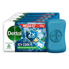 Dettol Icy Cool Bathing Soap Bar With 2x Menthol | Grocsy