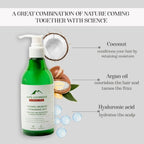 Alps Goodness Coconut, Argan Oil & Hyaluronic Acid Hydrating & Nourishing Shampoo | Grocsy