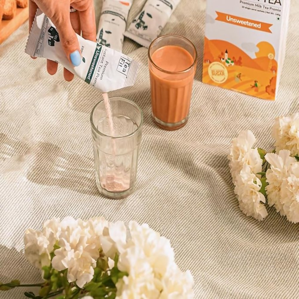 TeaFit Premium NO SUGAR Instant Saffron Tea Premix | Grocsy