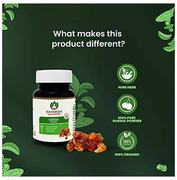 Maharishi Ayurveda Organic Guggul Tablets | Grocsy