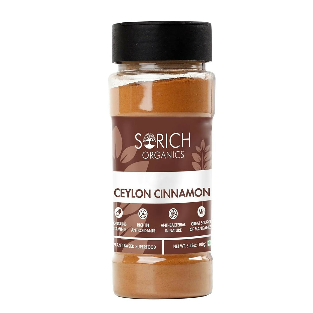Sorich Organics Ceylon Cinamon Sticks Powder (Dalchini Powder) | Grocsy