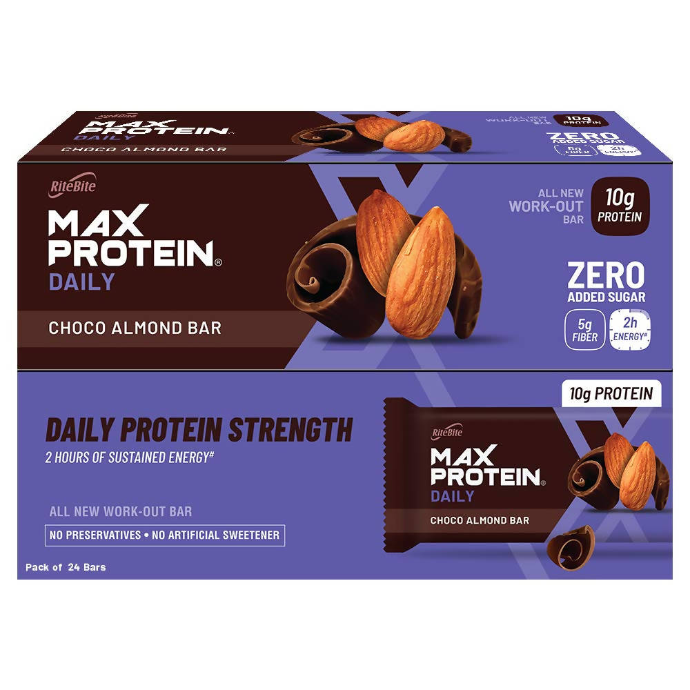 RiteBite Max Protein Daily Choco Almond Bar | Grocsy
