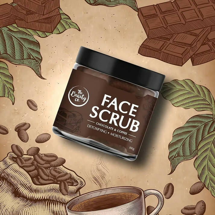 The Beauty Co. Chocolate Coffee Face Scrub | Grocsy