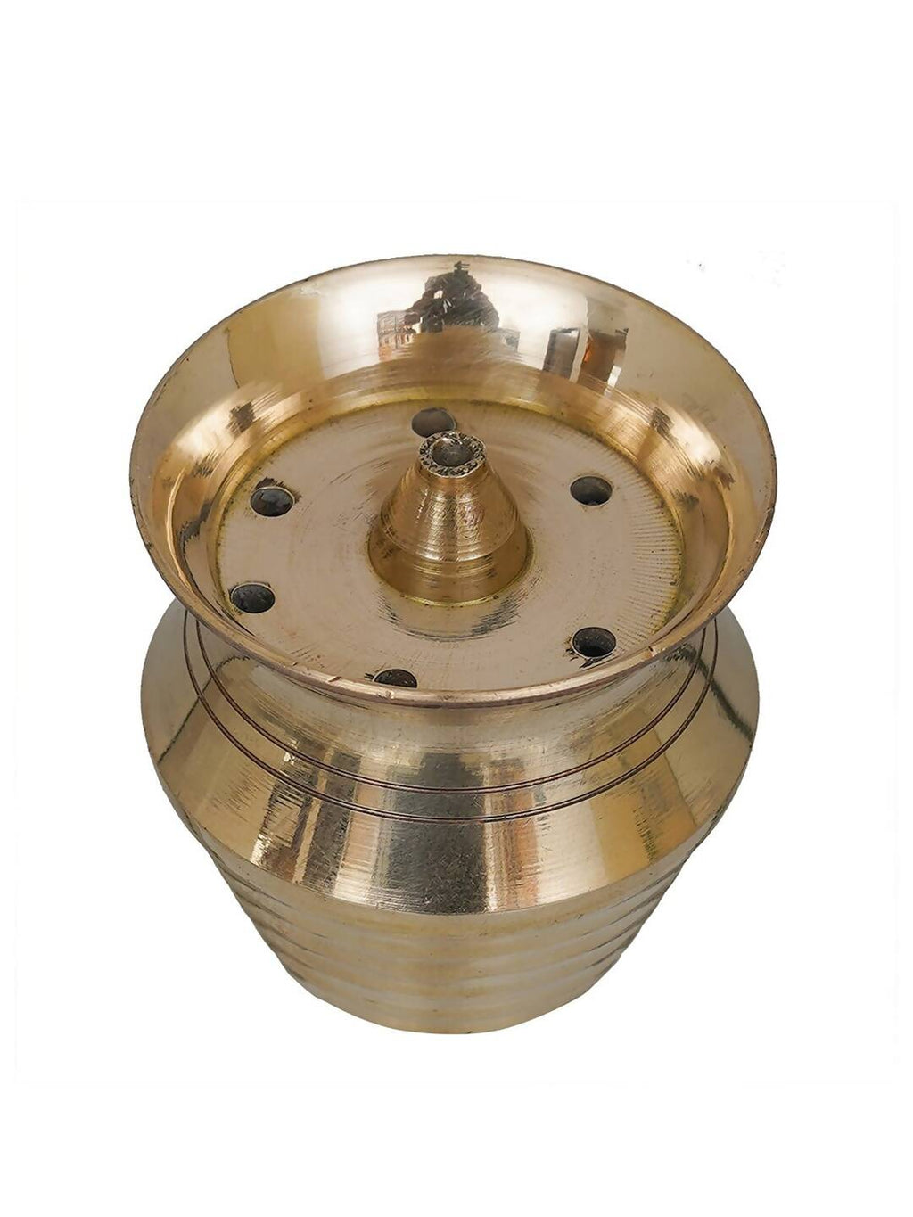 eCraftIndia Yellow Brass Incense Stick Holder | Grocsy