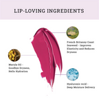 LOVETC Bold, Bliss, Etc Zero-Gravity Lip Creme - Fire Up | Grocsy