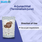 Healthvit Natural Arjunchhal Powder | Grocsy