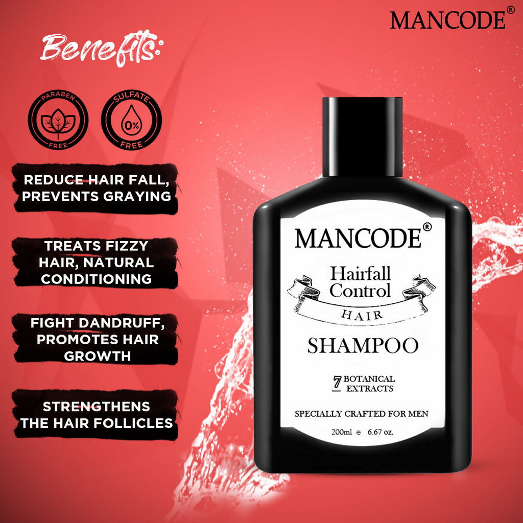 Mancode Hair Fall Control Shampoo | Grocsy