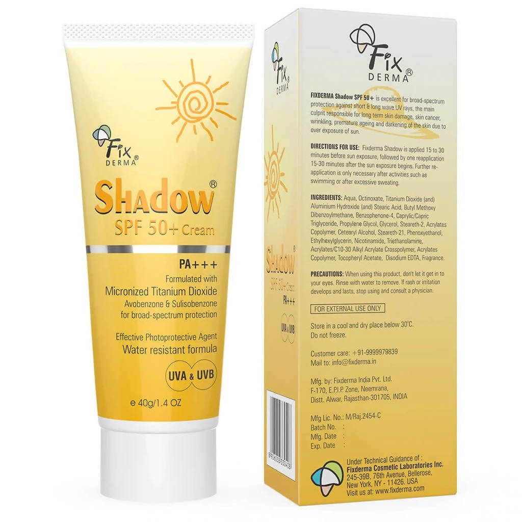 Fixderma Shadow SPF 50+ Cream For Dry Skin | Grocsy