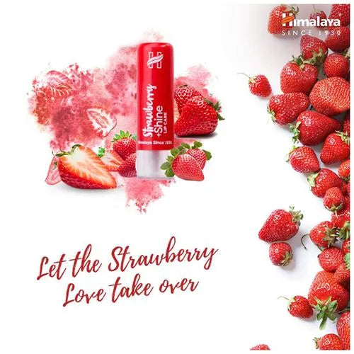 Himalaya Herbals Strawberry Shine Lip Care | Grocsy
