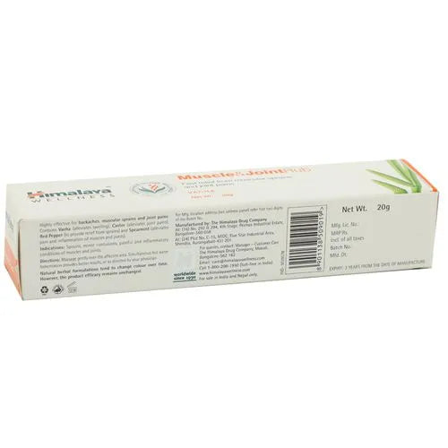Himalaya Wellness Muscle & Joint Rub Cream (20 gm) | Grocsy