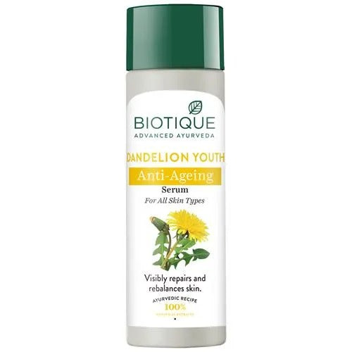 Biotique Bio Dandelion Visibly Ageless Serum 190 ml | Grocsy
