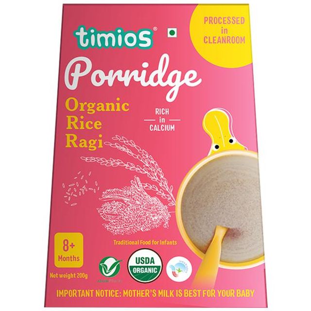 Timios Organic Rice Ragi Porridge | Grocsy