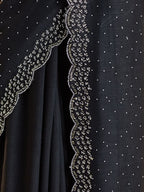 kasee Beads and Stones Silk Blend Saree | Grocsy