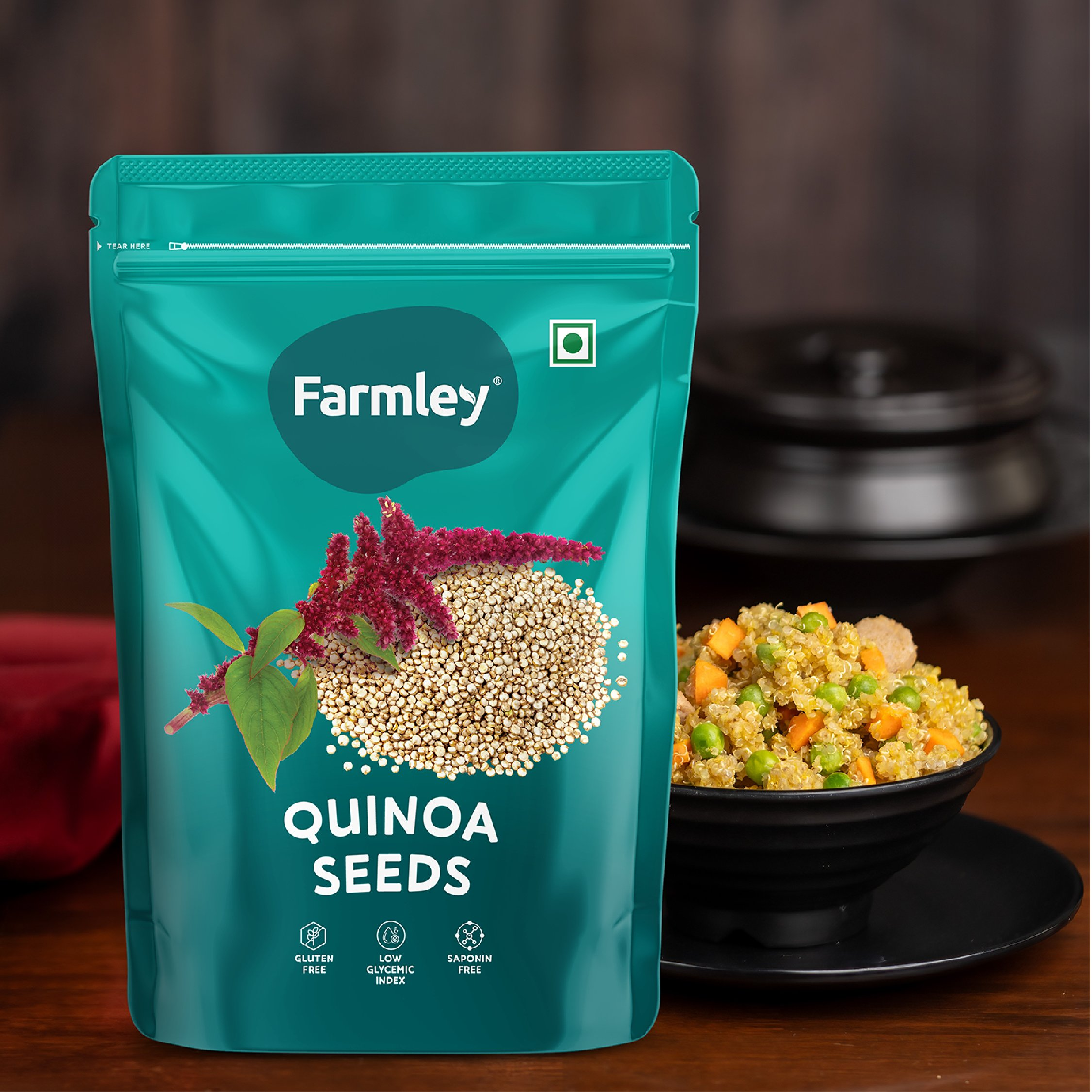 Farmley Quinoa - Ready To Cook | Grocsy