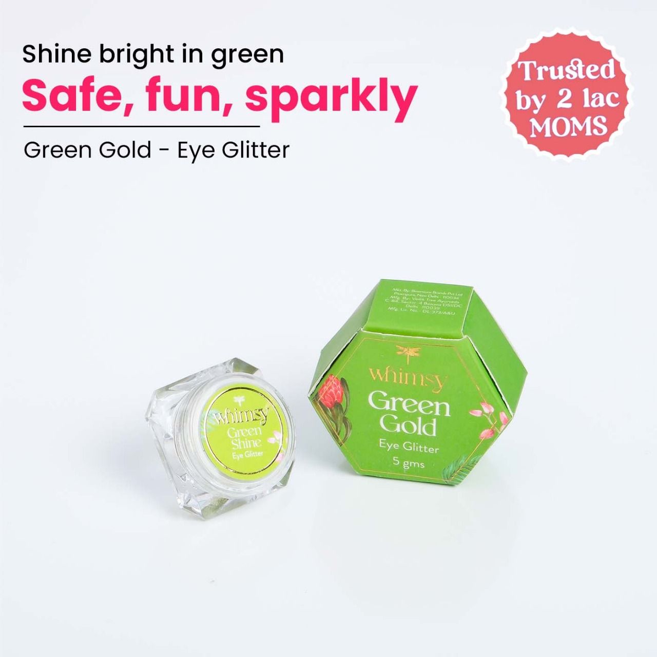 Whimsy Beauty Safe & Organic Eye Glitter | Grocsy