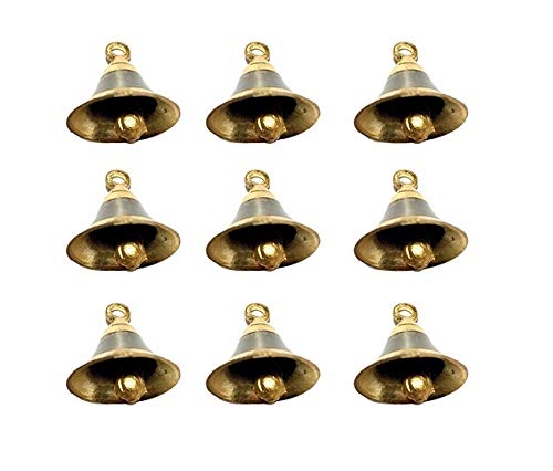 Uapan Brass Pooja Room Bells with J Hook | Grocsy