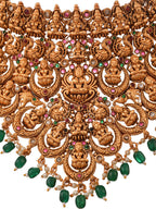 Saraf RS Jewellery Gold-Polished Stone-Studded Jewellery Set | Grocsy
