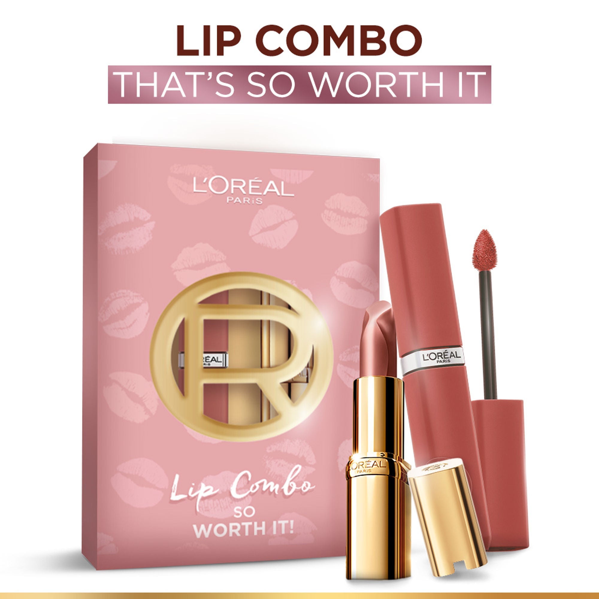 L'Oreal Paris Lip Combo That'S So Worth It - Infallible Matte Resistance & Color Riche Satin | Grocsy