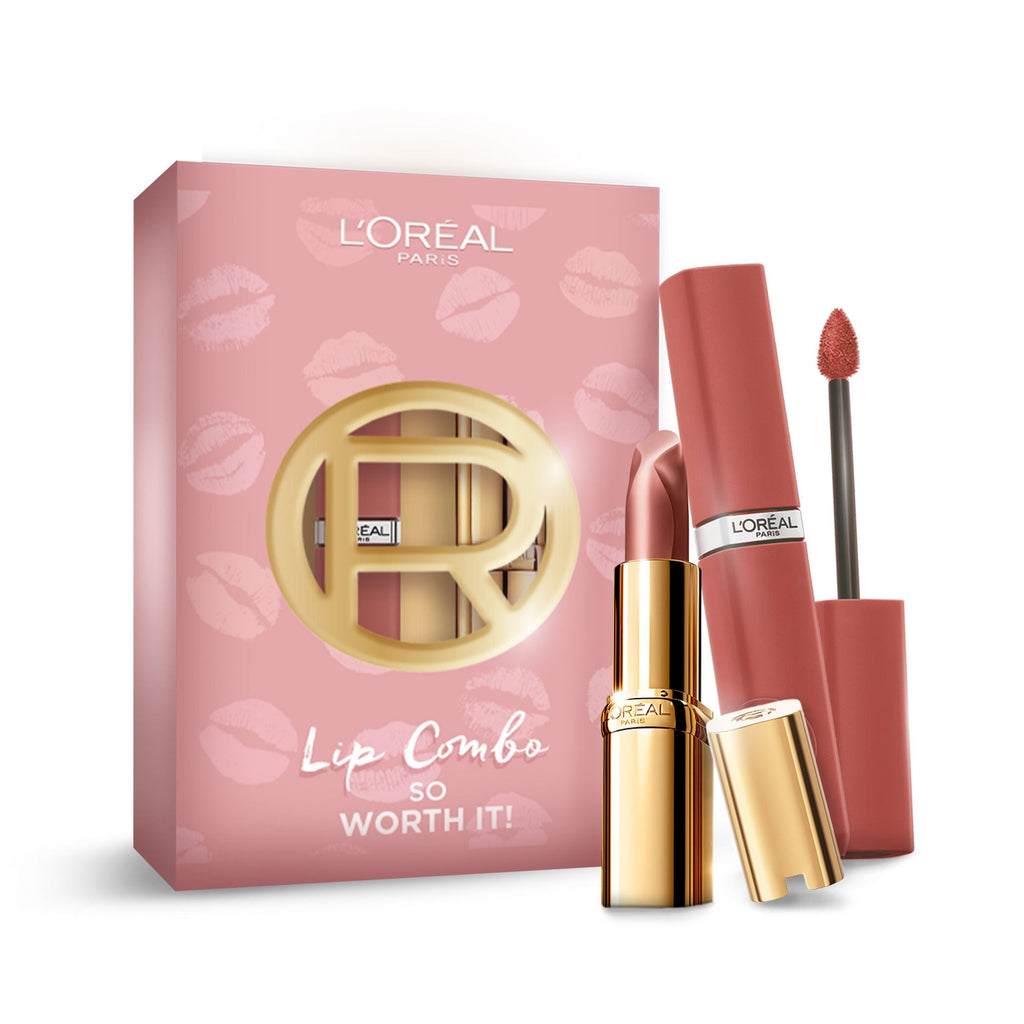 L'Oreal Paris Lip Combo That'S So Worth It - Infallible Matte Resistance & Color Riche Satin | Grocsy