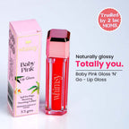 Whimsy Beauty Safe & Organic Non-Sticky Lip Gloss For Teen And Preteen Girls (Baby Pink) | Grocsy
