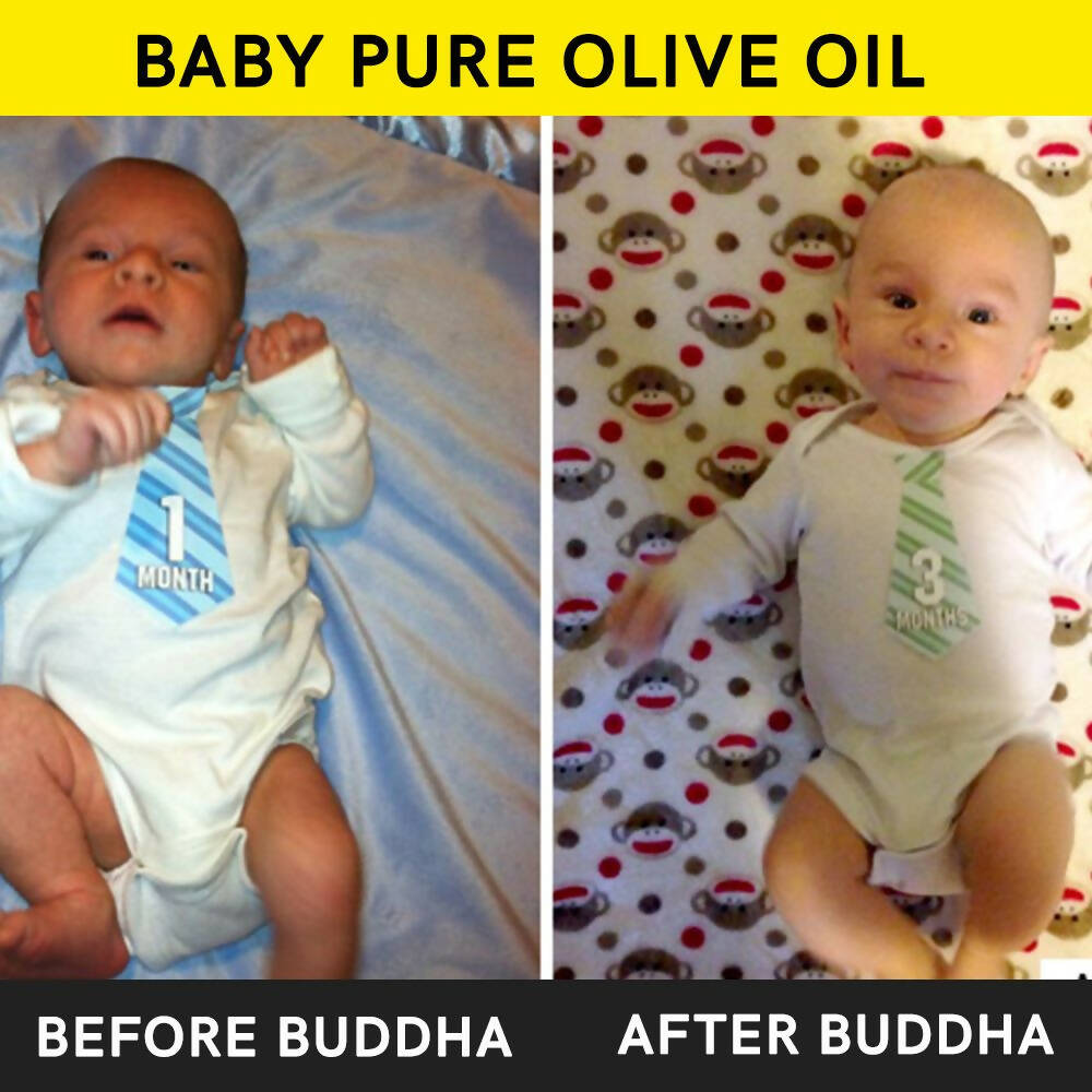 Budda Natural Baby Pure Olive Oil Cold Pressed Extra Virgin | Grocsy