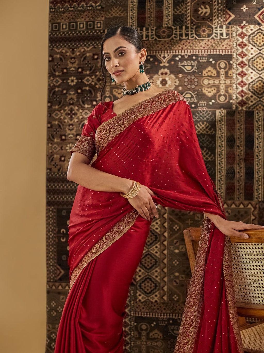 kasee Embellished Zari Pure Silk Saree | Grocsy