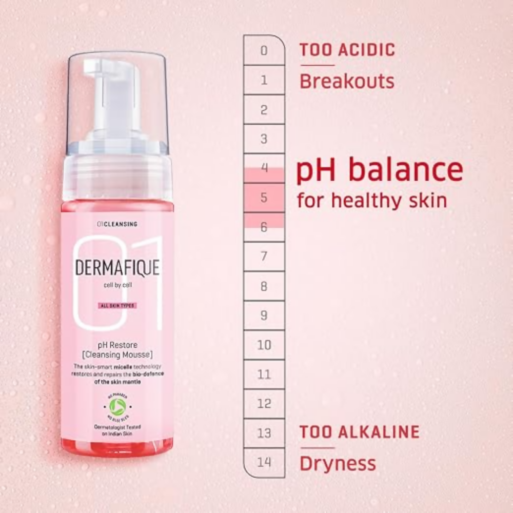 Dermafique pH Restore Foaming Mousse | Grocsy