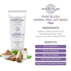 Saamya Pure Blush Herbal Peel Off Mask | Grocsy